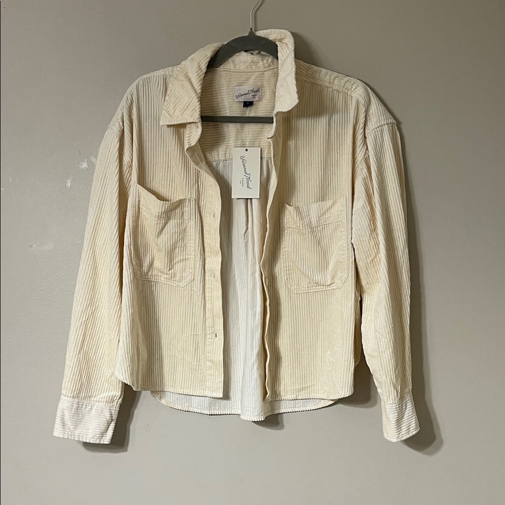 Universal Thread Light Tan Corduroy Jacket